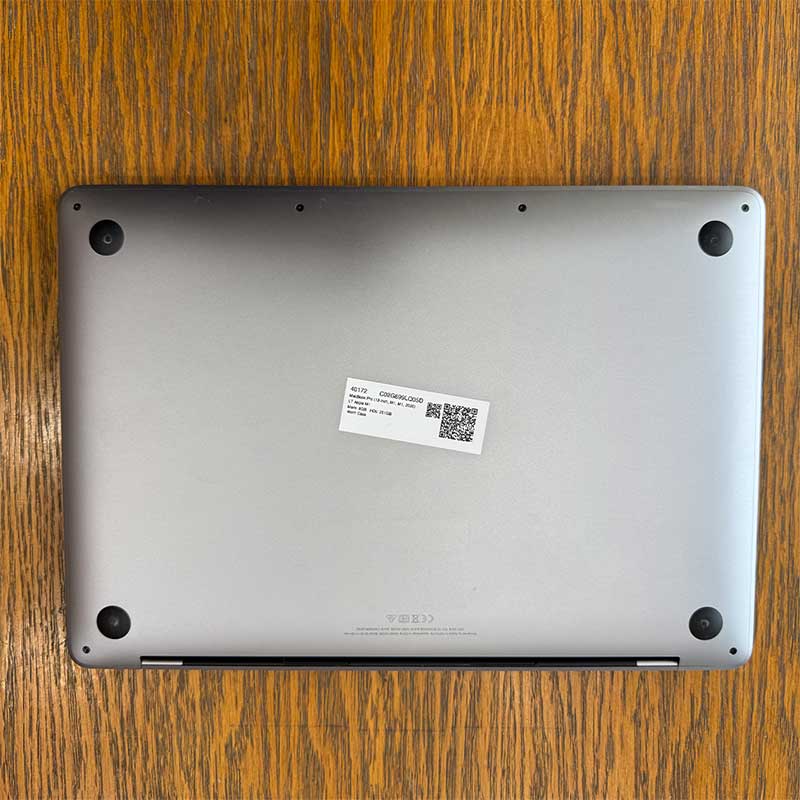 Apple MacBook Pro 2020 (Used) Apple M1 Chip 8GB RAM 256GB SSD 13.3" Inches Retina Display | 137 Cycles | Grey - Code: RNMB0033