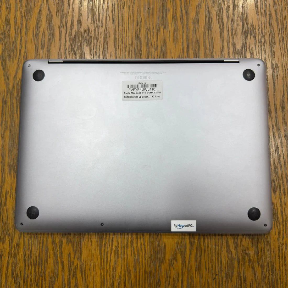 Apple MacBook Pro 2019 (Used) Intel Core i5 8GB RAM 256GB SSD 13.3" Inches Retina Display | 113 Cycles | Space Grey - Code: RNMB0021