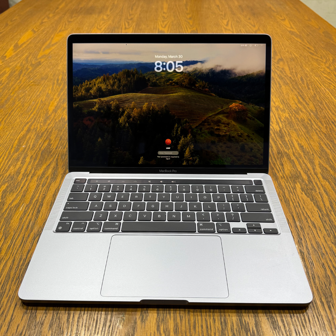 Apple MacBook Pro 2020 (Used) Apple M1 Chip 8GB RAM 256GB SSD 13.3" Inches Retina Display | 114 Cycles | Grey - Code: RNMB0048