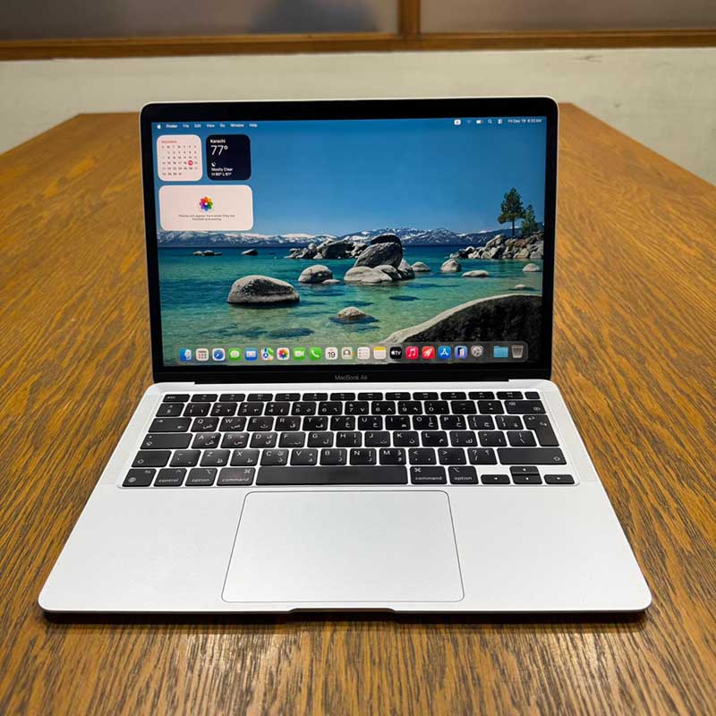 Apple MacBook Air 2020 (Used) Apple M1 Chip 8GB RAM 256GB SSD 13.3" Inches Retina Display | 306 Cycles | Silver (Code: RNMB0003)