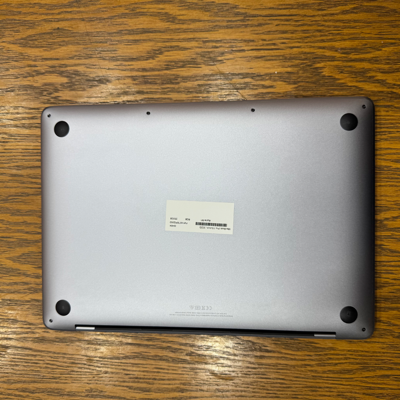 Apple MacBook Pro 2020 (Used) Apple M1 Chip 8GB RAM 256GB SSD 13.3" Inches Retina Display | 114 Cycles | Grey - Code: RNMB0048