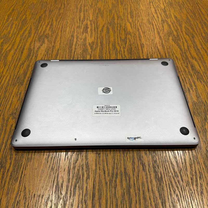 Apple MacBook Pro 2019 (Used) Intel Core i5 8GB RAM 512GB SSD 13.3" Inches Retina Display | 231 Cycles | Space Grey - Code: RNMB0007