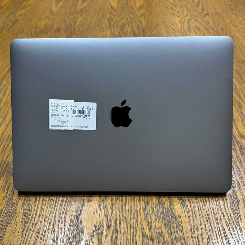 Apple MacBook Pro 2018 (Used) Intel Core i5 8GB RAM 512GB SSD 13.3" Inches Retina Display | 261 Cycles | Space Grey - Code: RNMB0019