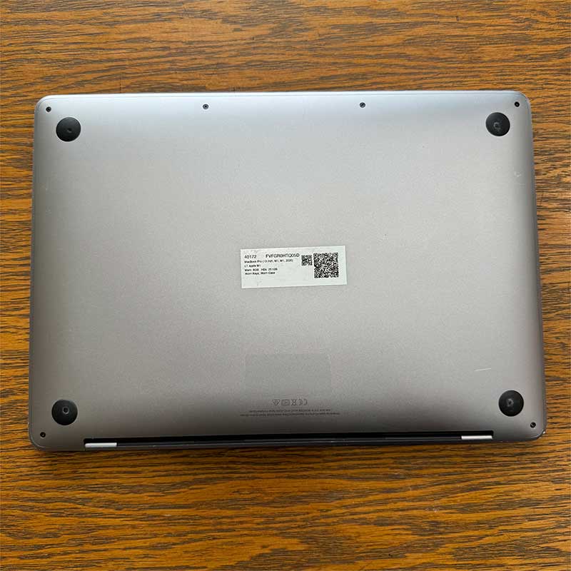 Apple MacBook Pro 2020 (Used) Apple M1 Chip 8GB RAM 256GB SSD 13.3" Inches Retina Display | 215 Cycles | Grey - Code: RNMB0034