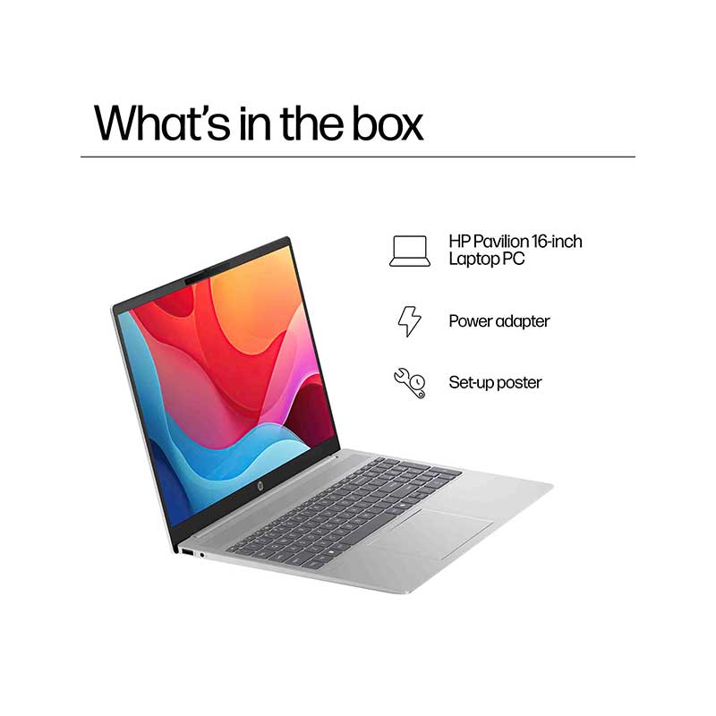 HP Pavilion 16-AG0070WM Ryzen 7 8th Gen 8840U 8GB DDR5 512GB SSD 16" Display