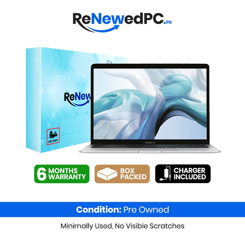 Apple MacBook Air 2020 (Used) Apple M1 Chip 8GB RAM 256GB SSD 13.6" Inches Retina Display | 373 Cycles | Silver - Code: RNMB0026