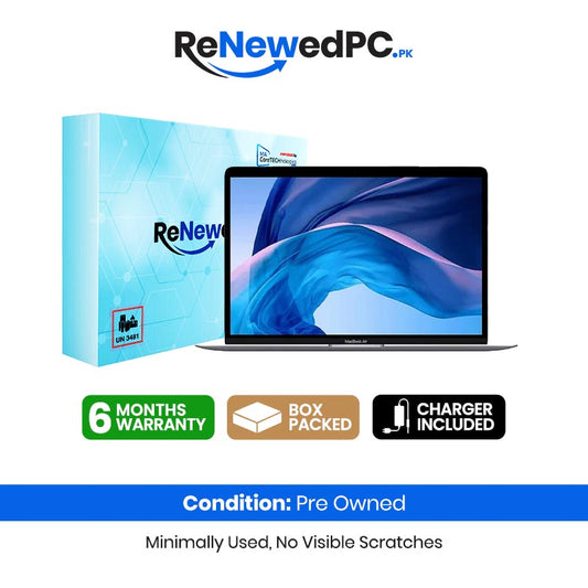 Apple MacBook Air 2020 (Used) Apple M1 Chip 8GB RAM 256GB SSD 13.3" Inches Retina Display | 603 Cycles | Silver - Code: RNMB0009