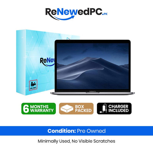 Apple MacBook Pro 2018 (Used) Intel Core i5 8GB RAM 512GB SSD 13.3" Inches Retina Display | 261 Cycles | Space Grey - Code: RNMB0019