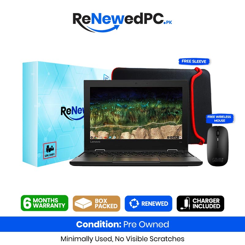 Lenovo ChromeBook 500E 4GB Ram 32GB Rom 11" Display X360 Touch