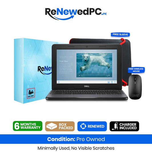 Dell ChromeBook 3100 4GB Ram 32GB Rom 11.6" Display X360 Touch