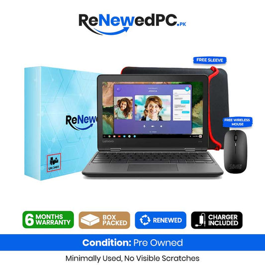 Lenovo ChromeBook 300E 4GB Ram 32GB Rom 11.6" Display X360 Touch