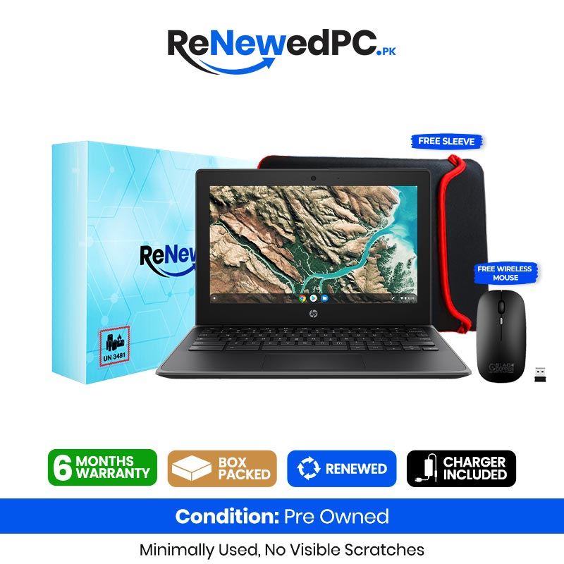 Hp 11 G8 ChromeBook 4GB Ram 32GB Rom 11" Display