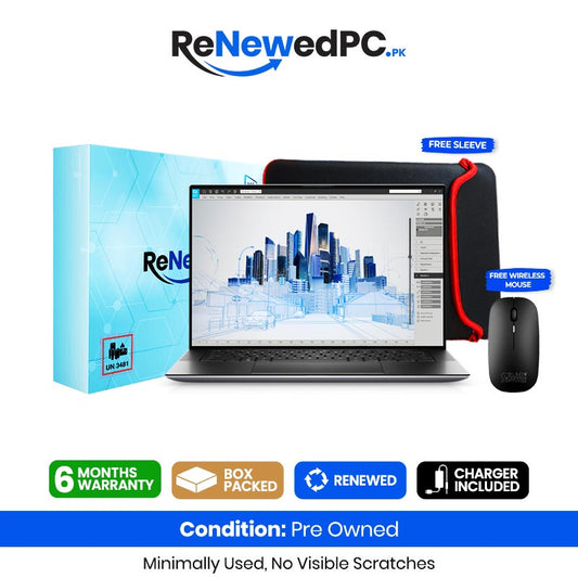 Dell Precision 5560 Intel Xeon 11th Gen 32GB 512GB SSD 4GB NVIDIA RTX A2000 15.6" Touch Screen Display