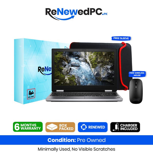 Dell Precision 7540 Core i7 9th Gen 16GB 512GB SSD 4GB GPU NVIDIA Quadro T2000 15" Display